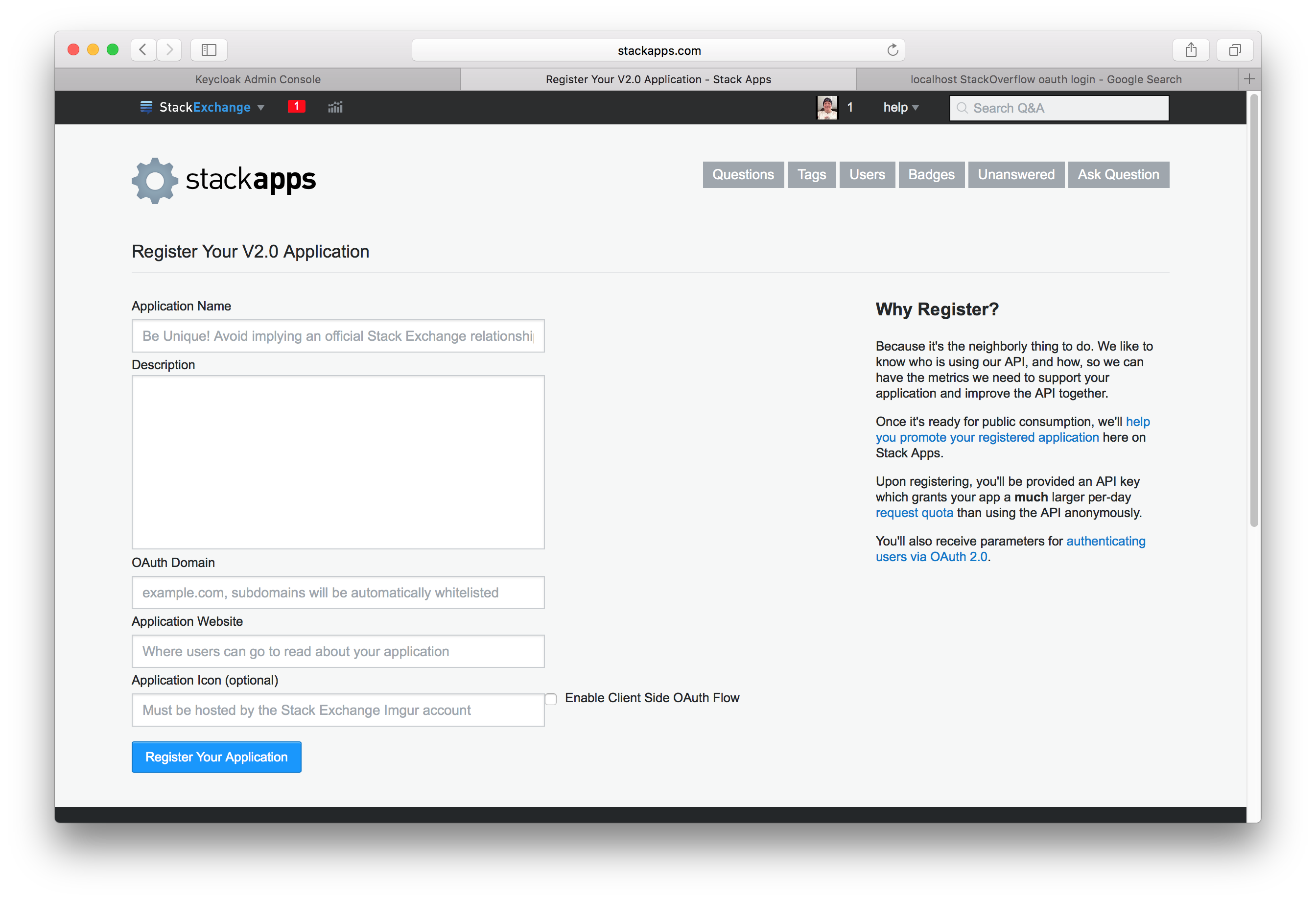 authentication - Facebook Oauth Login - Stack Overflow